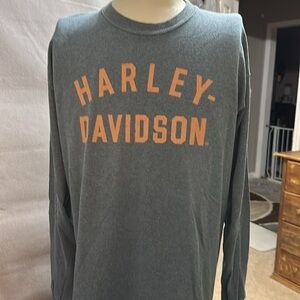 Men’s Harley Davidson, museum, long sleeve shirt, size large